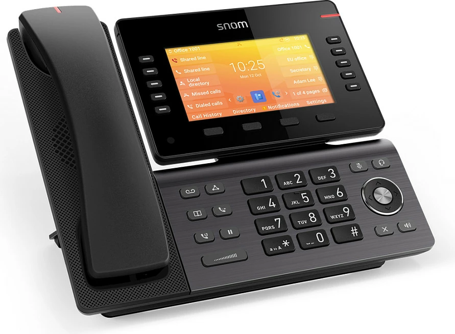 Telefon IP Snom D892M, ekran 5", Wi‑Fi, Bluetooth, PoE, i zi