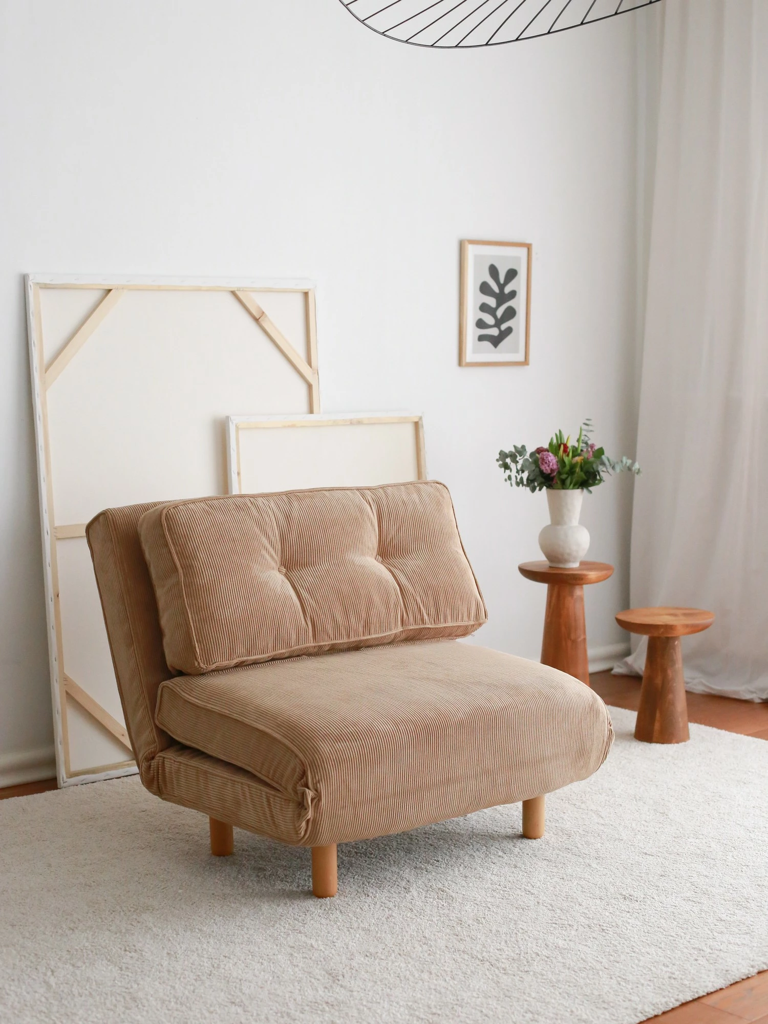 Krevat-kolltuk një vendësh Foldy, kafe, Atelier del Sofa