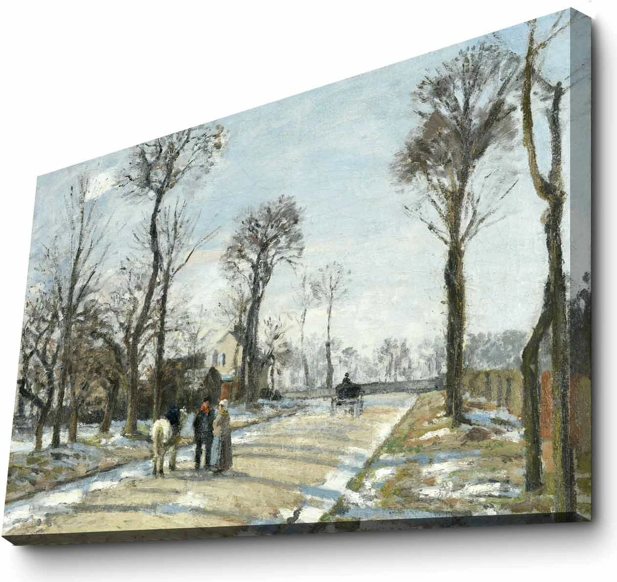 Pikturë dekorative në kanavacë, art i Camille Pissarro, 70x100cm, shumëngjyrëshe