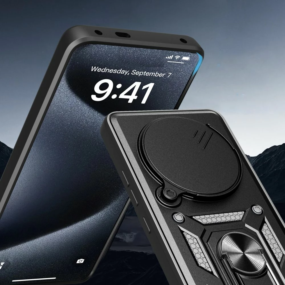Mbështjellës Tech-Protect CamShield Pro për Realme 14 Pro 5G, i zi