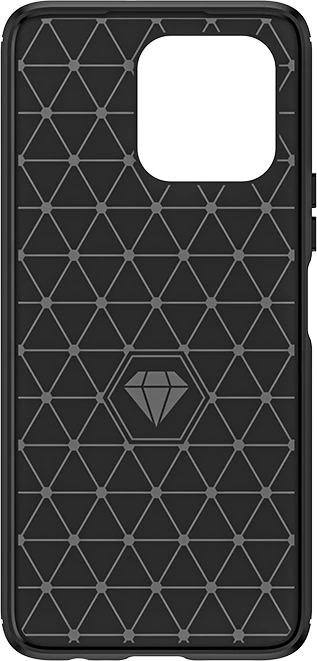 Mbështjellës Hurtel Carbon Case për Honor X6a, i zi