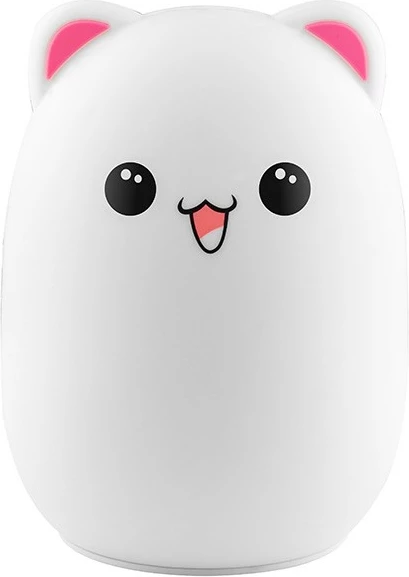 Llambë nate Tracer Teddy Bear, LED, me pilot, e bardhë