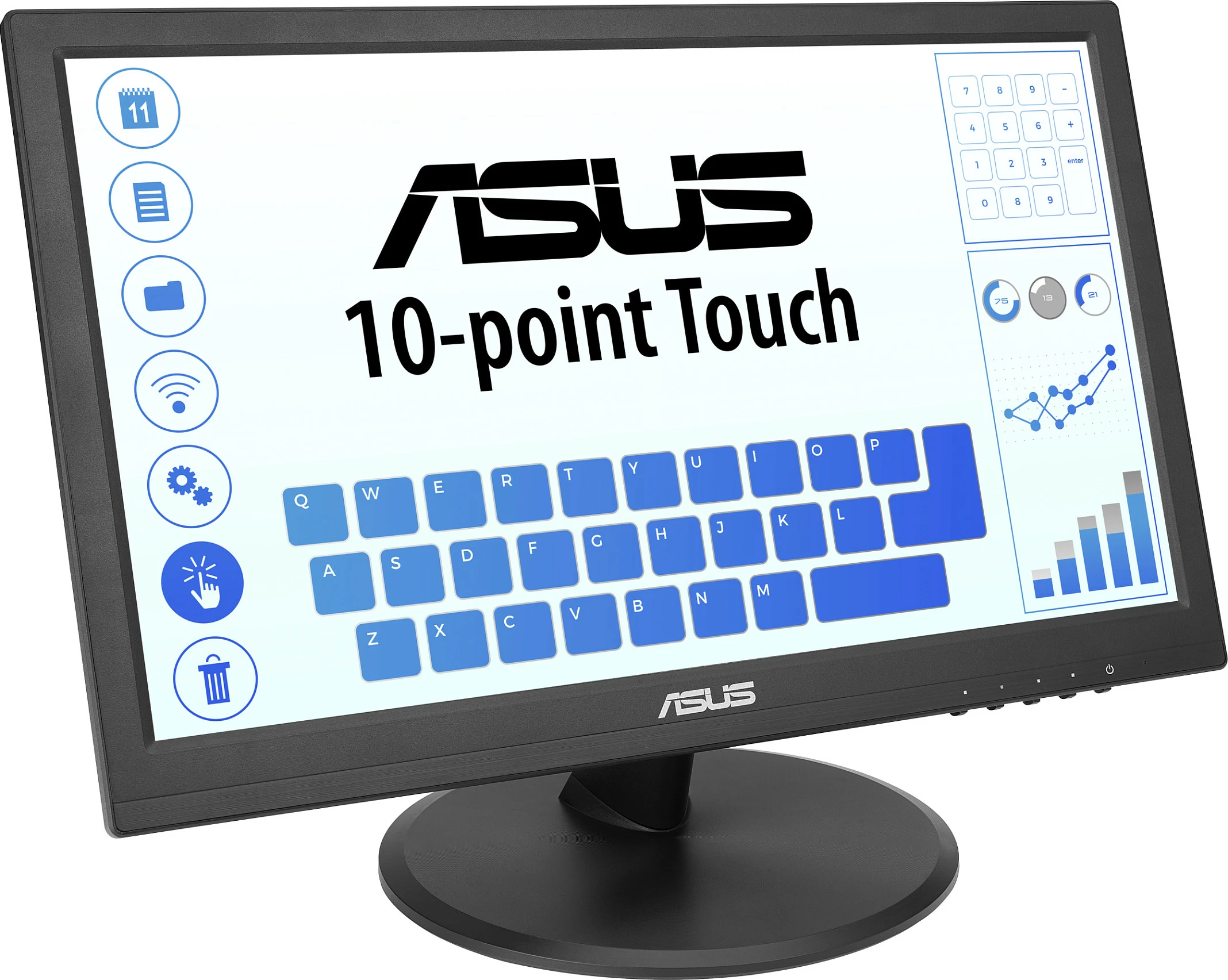 Monitor ASUS VT169HE, 15.6", Full HD, LED, Touchscreen, i zi