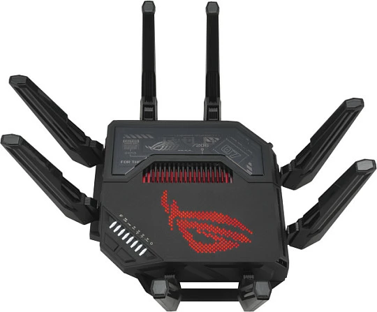 Router gaming ASUS ROG Rapture GT-BE98, Wi‑Fi 7 Quad‑Band, 2x 10GbE, 6 porte LAN, i zi