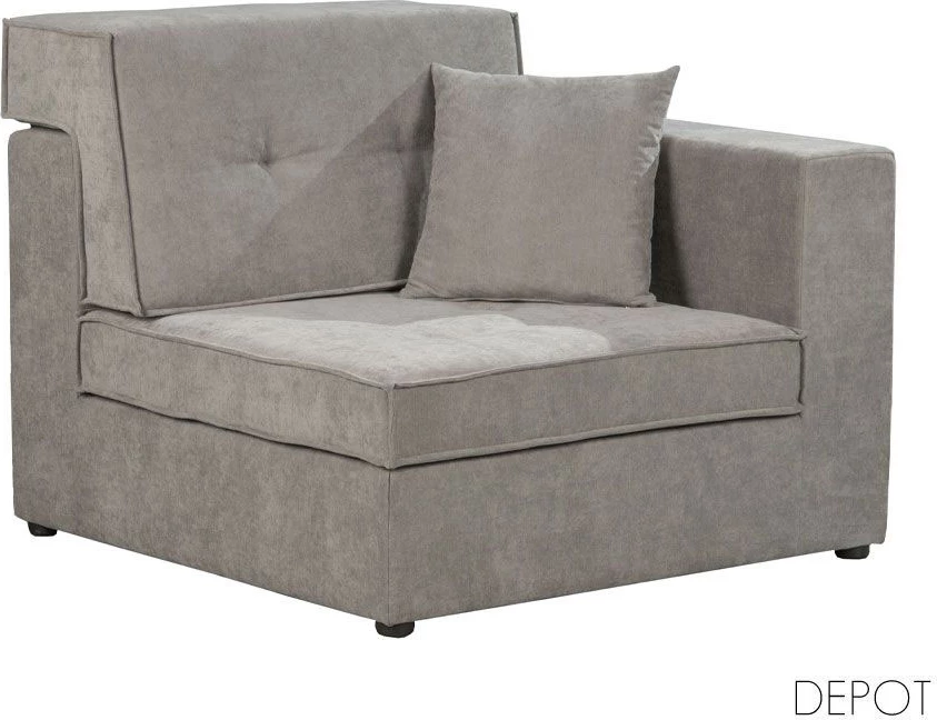 Fotelje MEXICO me krah, ngjyrë gri WIND 90, 101x101x83