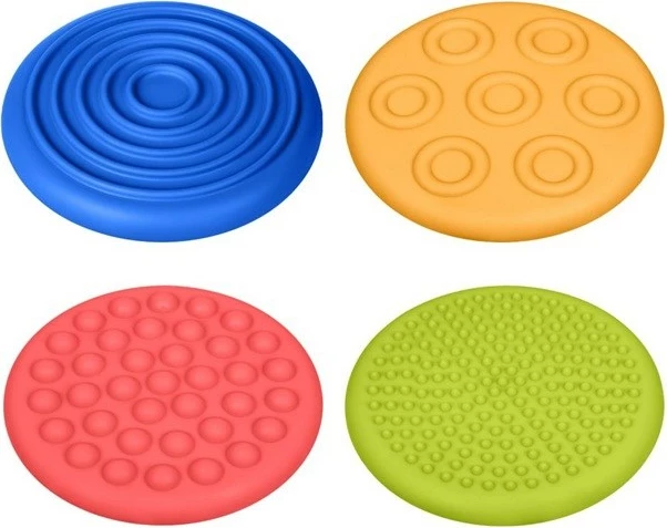 Set disqe sensorike Tullo, 4 copë, ngjyra të ndryshme