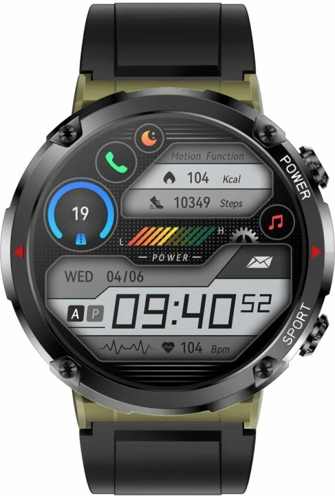 Smartwatch Gravity për të gjithë, e zezë