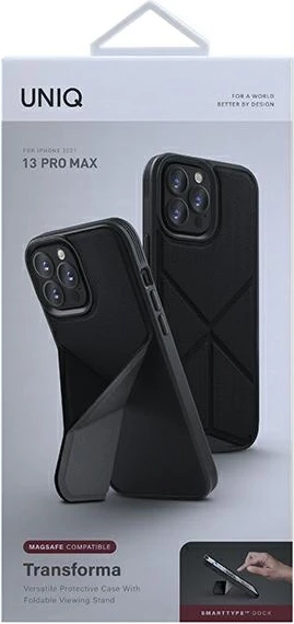 Mbështjellës UNIQ Transforma për iPhone 13 Pro Max, MagSafe, i zi
