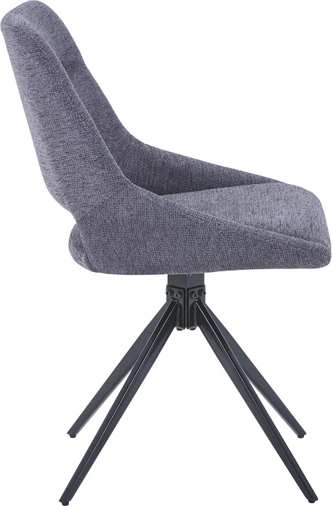 Set tavoline me karrige Gustas-Luciano I, gur i sinterizuar mermeri i bardhë, material kadife, 5 copë, 120x60x75cm