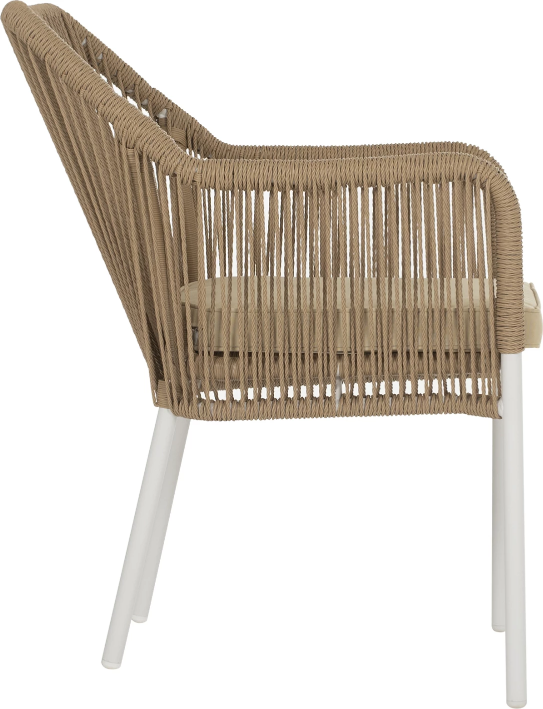 Karrige alumini FH5855.01 e bardhë me litar PE bexh 56x66x82