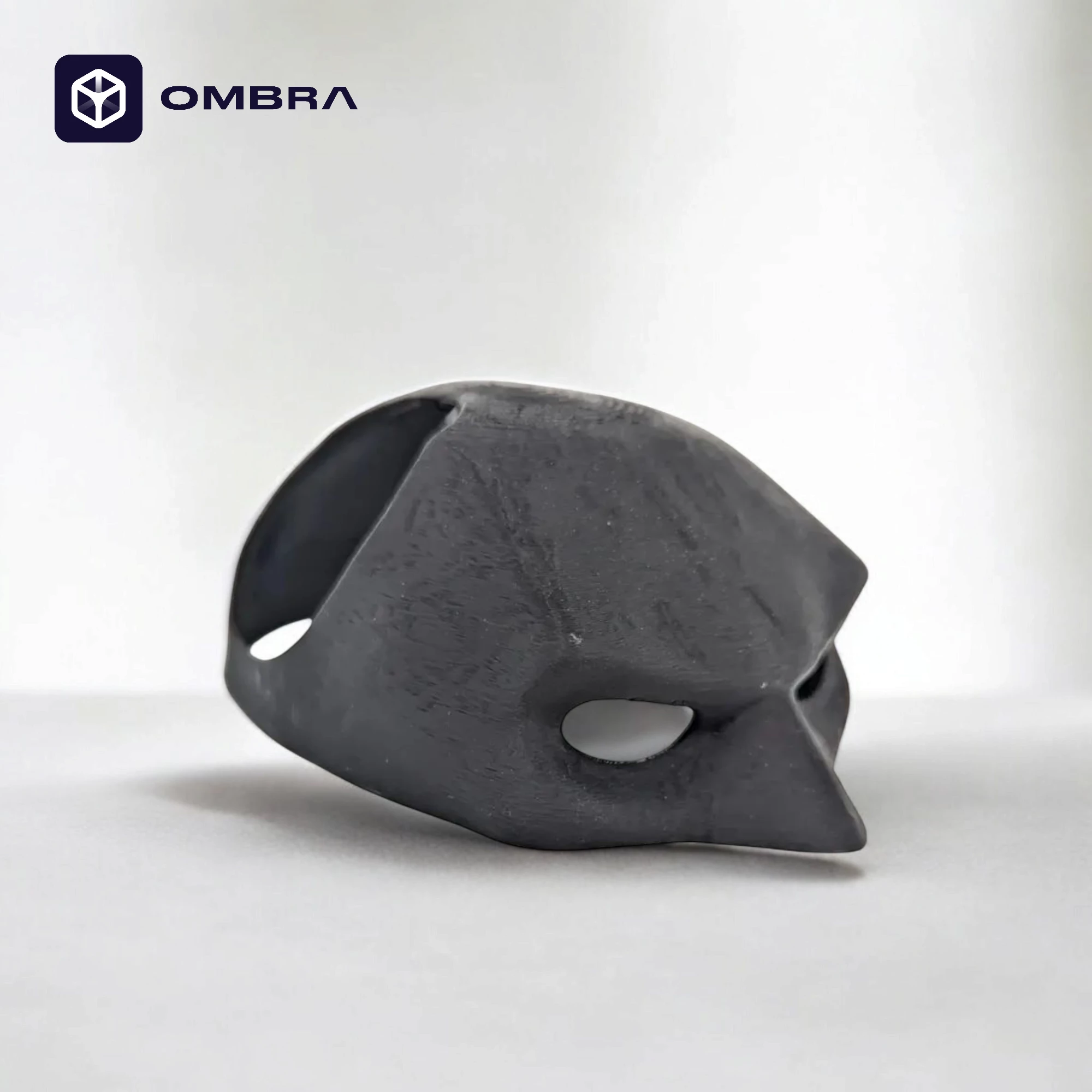 Maskë Dekorative për Mace (Batman Mask) - e zeze