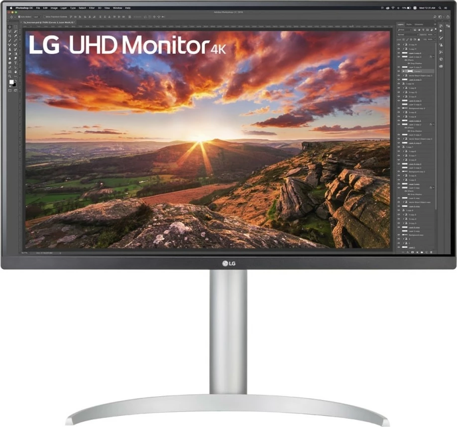 Monitor LG 27UP85NP-W, 27 inç, 4K Ultra HD, LED, 5 ms, argjendtë