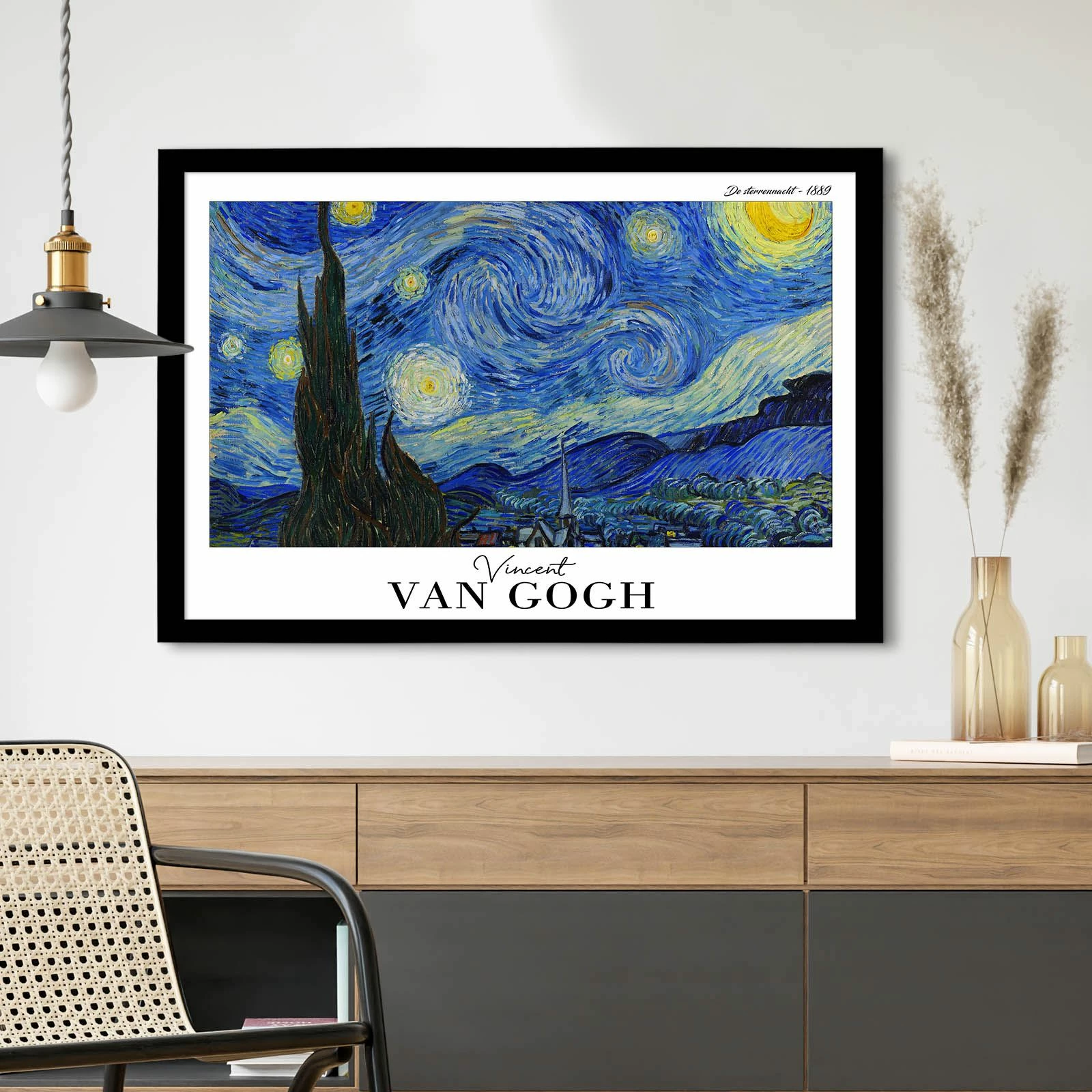 Pikturë dekorative me kornizë, Wallity, 4262SYHGOGH-008