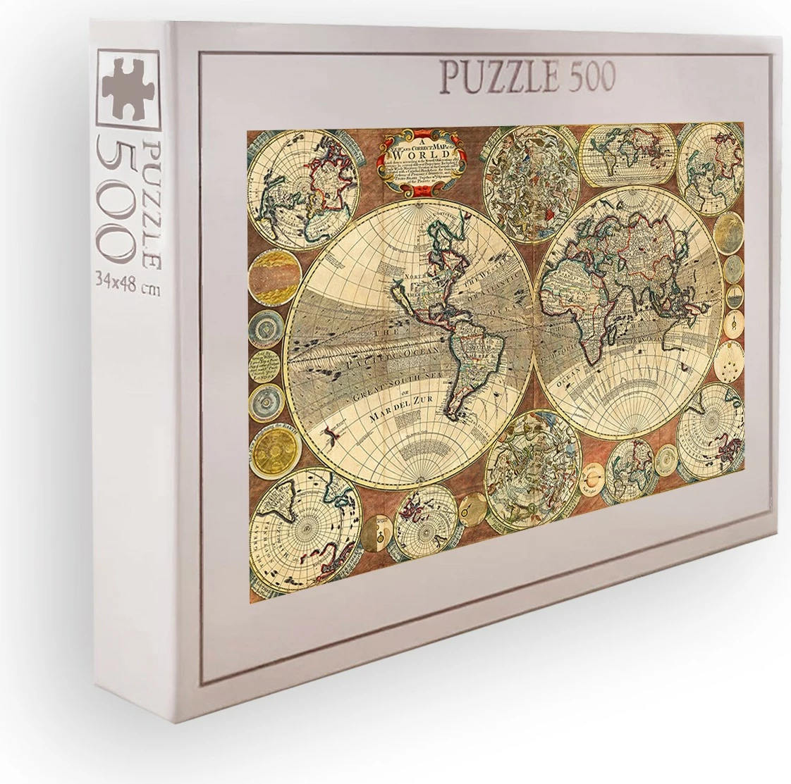 Puzzle 500 copa, Evila Originals, shumëngjyrësh, PZL_0127_500
