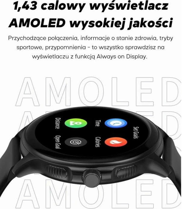 Smartwatch për femra Gravity, e zezë