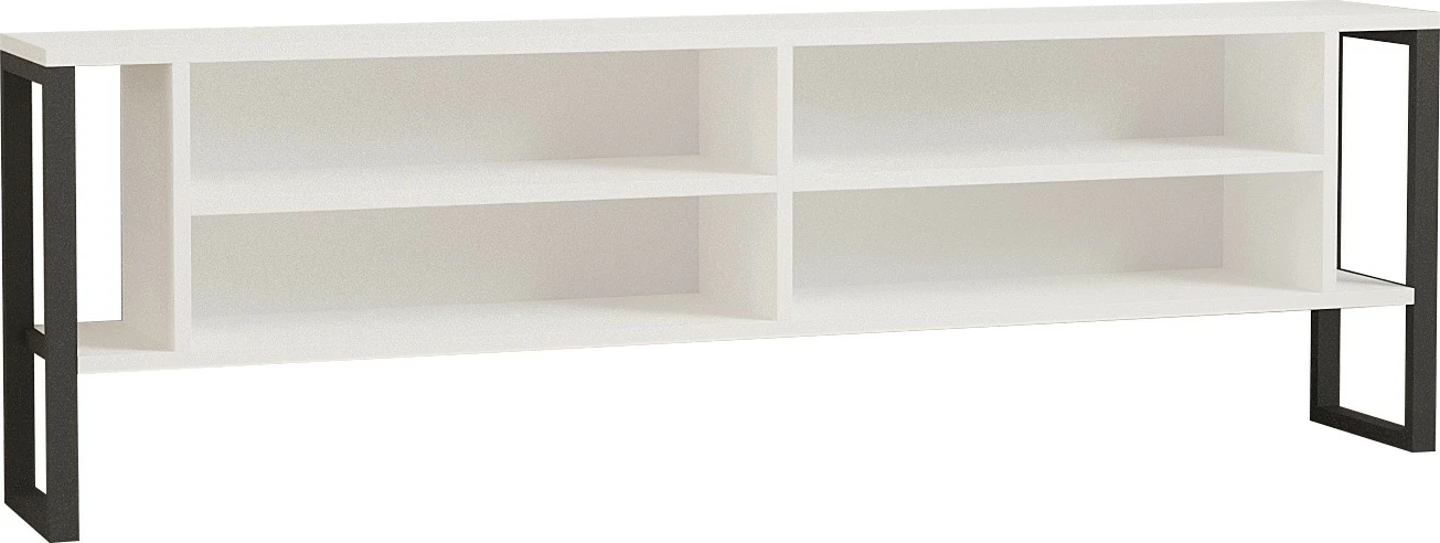 Komodë për TV, ngjyrë e bardhë, Skye Decor, Cupe