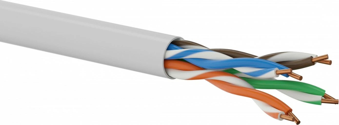 Kabllo rrjeti ALANTEC Cat 5E U/UTP, 305m, Gri