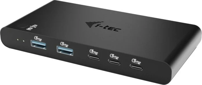 Dock KVM i-tec HDMI 2 kompjuterë Power Delivery 2x100W AUDIO