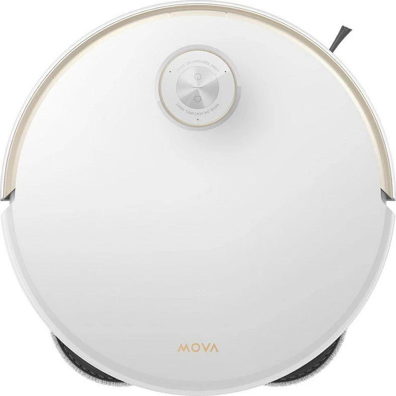 Robot fshesë Dreame MOVA V50 Ultra Complete, me stacion automatik, fshirje e thatë dhe e lagët, 6400 mAh, e bardhë