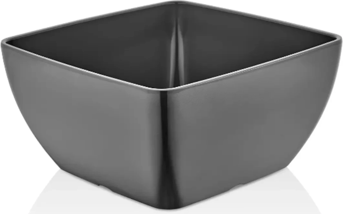 Tas katror melamine, Fine Dine, 4.5 L, 250x250x120 mm, gri grafit