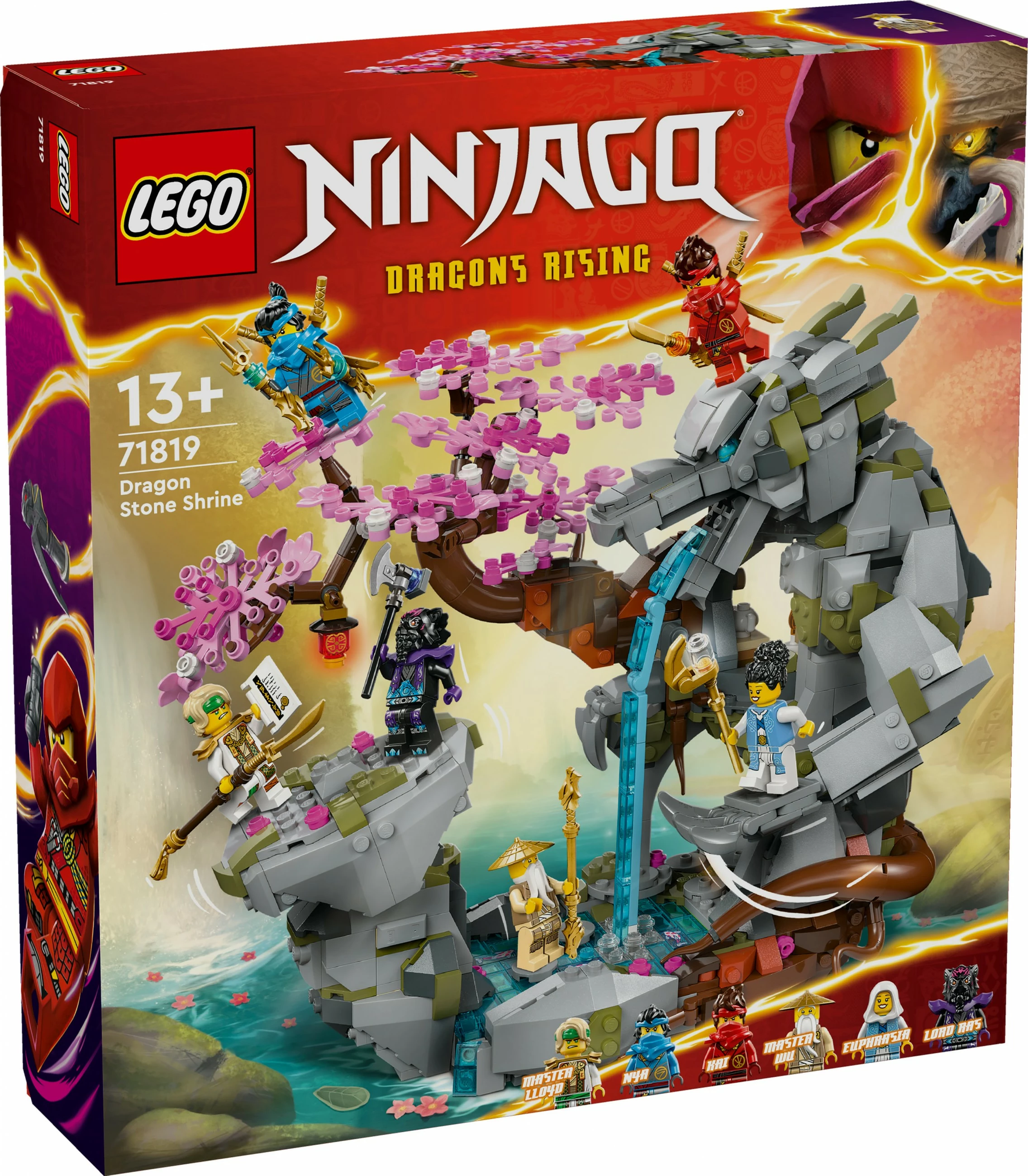 Set LEGO Ninjago 71819 Drachenstein-Tempel
