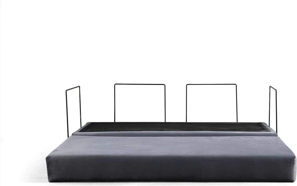 Divan-krevat 2 vende, Atelier del Sofa, Via Con, gri e çelët