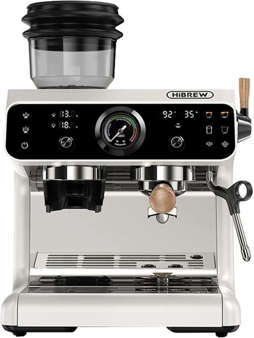 Makineri ekspresi për kafe HiBREW H7B me mulli të integruar, 2.8L, e zezë