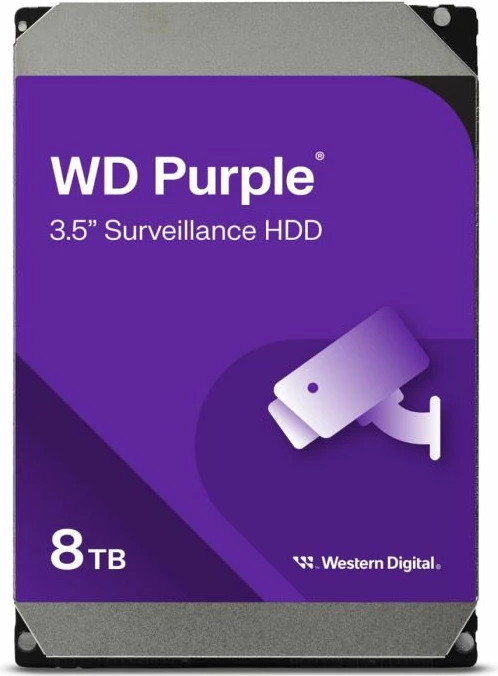 HDD disk i brendshëm WD Purple WD85PURZ 8TB 3.5" SATA 6Gb/s 5640rpm 256MB, vjollcë