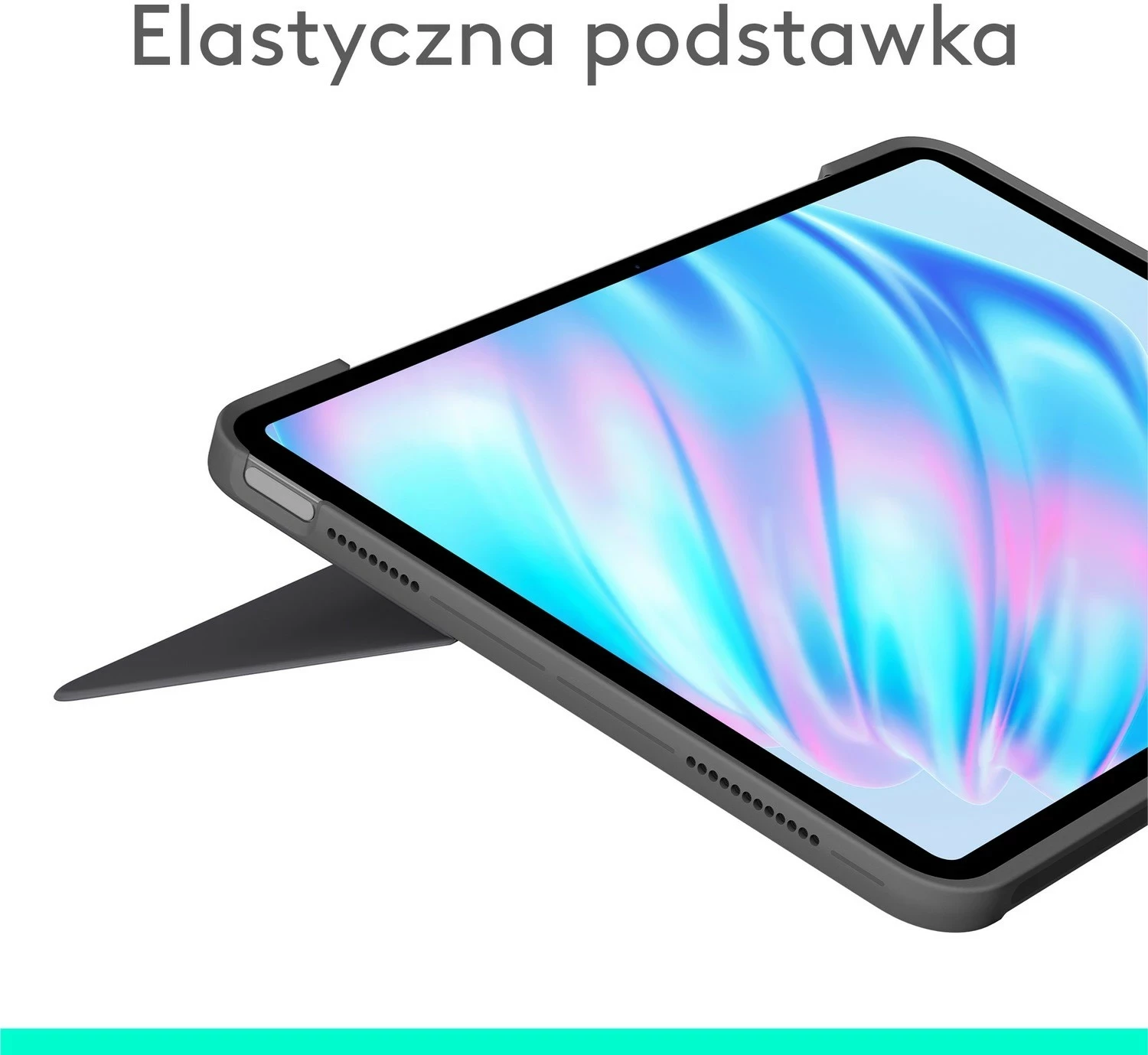 Mbështjellës me tastierë Logitech Combo Touch për iPad Air 11" M2 Oxford Szary US