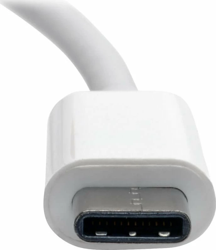 Adapter USB-C Eaton Tripp Lite U444-06N-HDV4K, HDMI/DVI/VGA, 4K, i bardhë