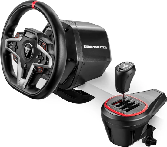 Ndërrues marshe Thrustmaster TH8S, 8 marshe H-pattern, USB/USB-C, me kapëse montimi, i zi
