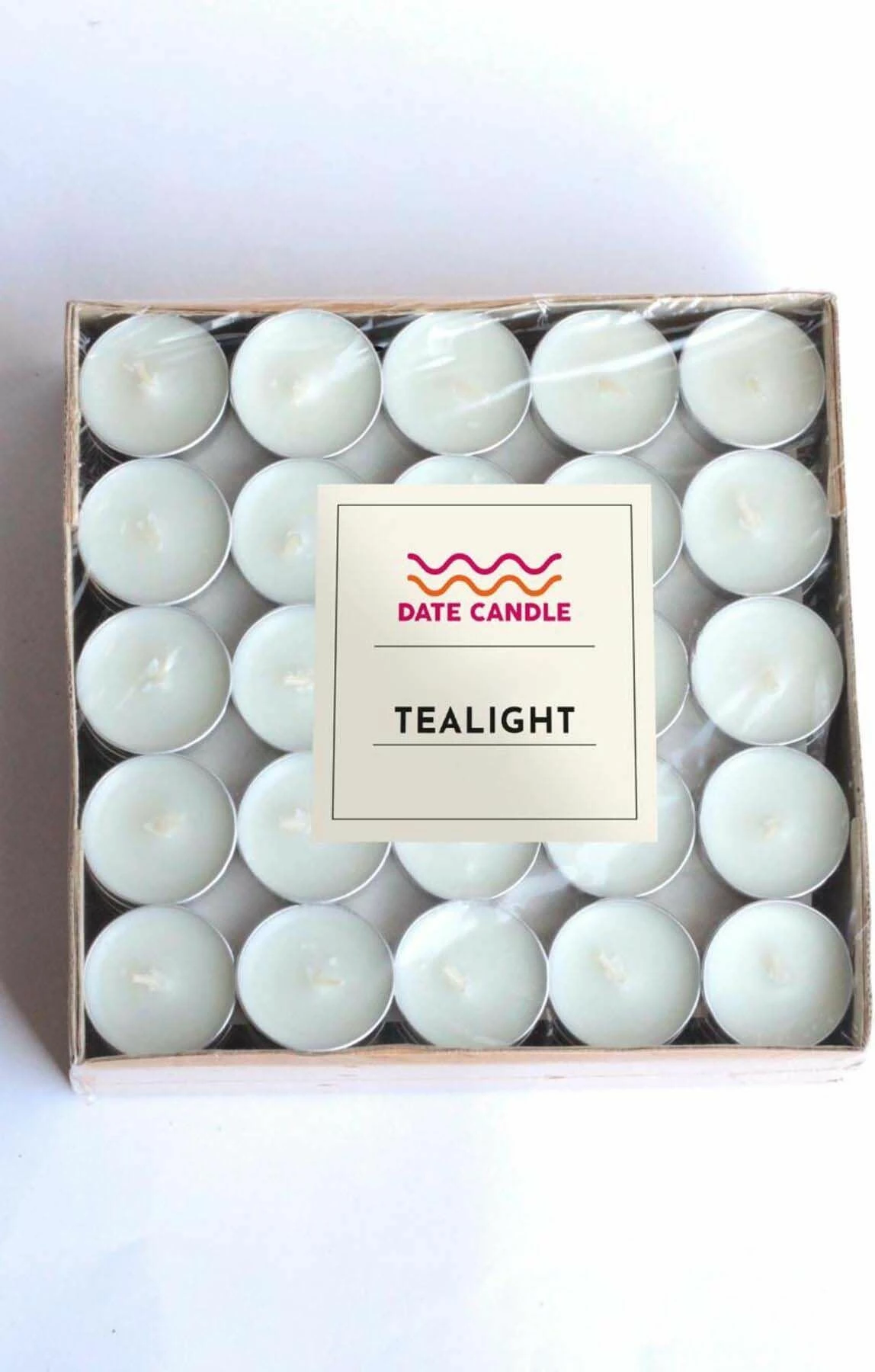 Qirinj të vegjël Tealight, të bardhë, Evila Originals, 100 copë