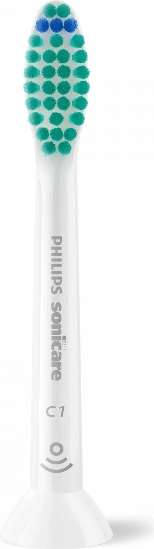 Koka zëvendësuese për furçë dhëmbësh elektrike, Philips ProResults HX6018/87, kompatibile me të gjitha Sonicare, BrushSync, e bardhë, set 8 copë