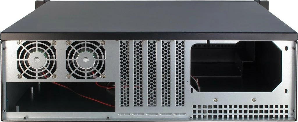 Kasë Inter-Tech IPC 3U-3098S, 19 inç, industriale, e zezë
