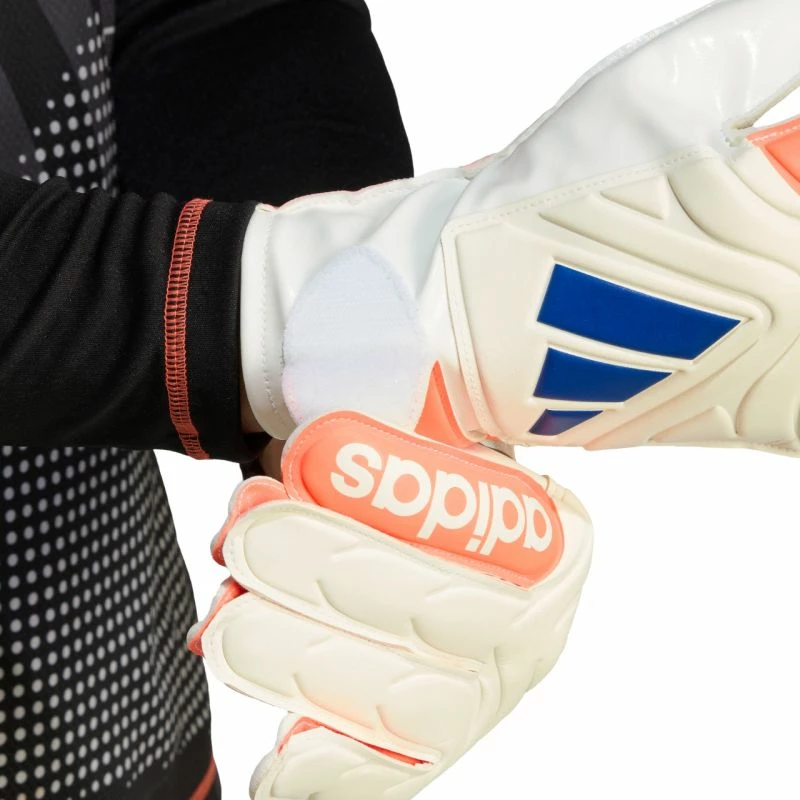 Doreza portieri adidas për meshkuj, të bardhë dhe portokalli [Madhësia: 10.5]