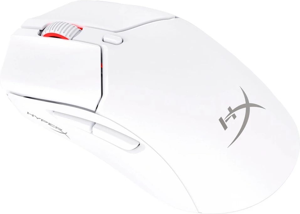 Maus gaming wireless HyperX Pulsefire Haste 2 Mini 26K DPI RGB 59 g, i bardhë, set me receiver USB + kabllo USB-C