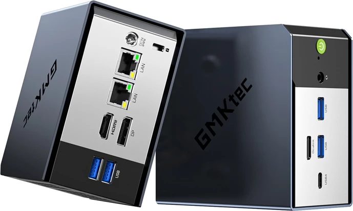 Kasë mini PC GMKtec EVO-X1, AMD Ryzen AI 9 HX 370, 32GB RAM, 1TB SSD, e zezë