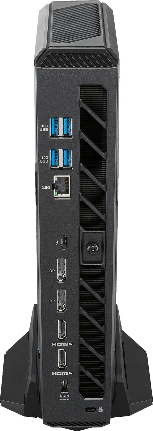 Kompjuter mini ASUS ROG NUC Gen15 Jean Canyon RNUC15JNK9X28AA2, Core Ultra 9, 32GB RAM Memorje, 2TB SSD, GeForce RTX 5080 16GB, Windows 11 Home, e zezë