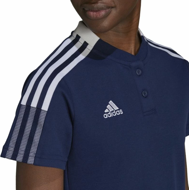 Maicë polo për meshkuj adidas, blu e errët