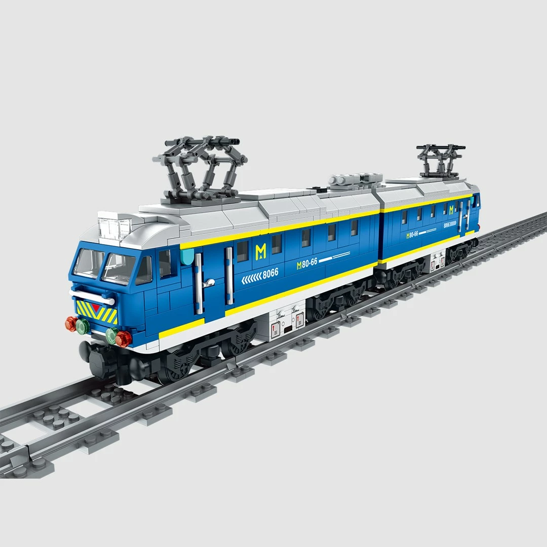 Set blloqe ndërtimi IM MASTER 8066, tren pasagjerësh, 623 pjesë, shumëngjyrësh