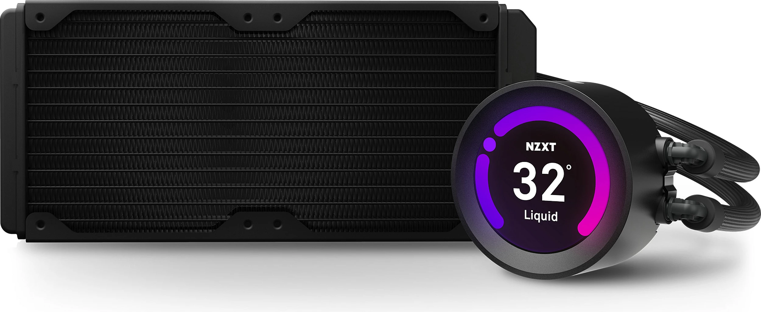 Ftohës uji AIO NZXT Kraken Z53 240mm, 2x120mm PWM, ekran LCD, i zi