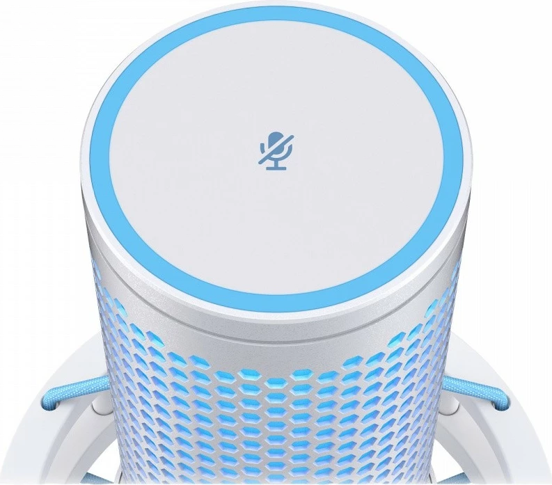 Mikrofon USB HyperX QuadCast 2 AN1D9AA, 24-bit/96 kHz, 4 polar pattern, USB-C, Frost (i bardhë)