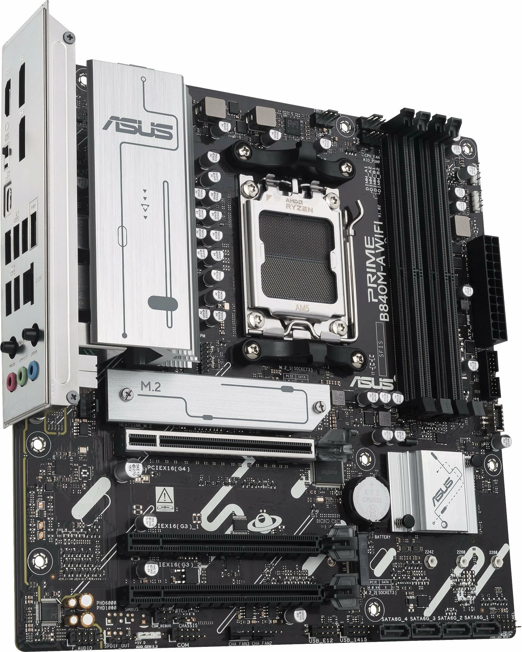 Pllakë amë Asus PRIME B840M-A WIFI Micro ATX AM5 DDR5 Wi‑Fi 6E