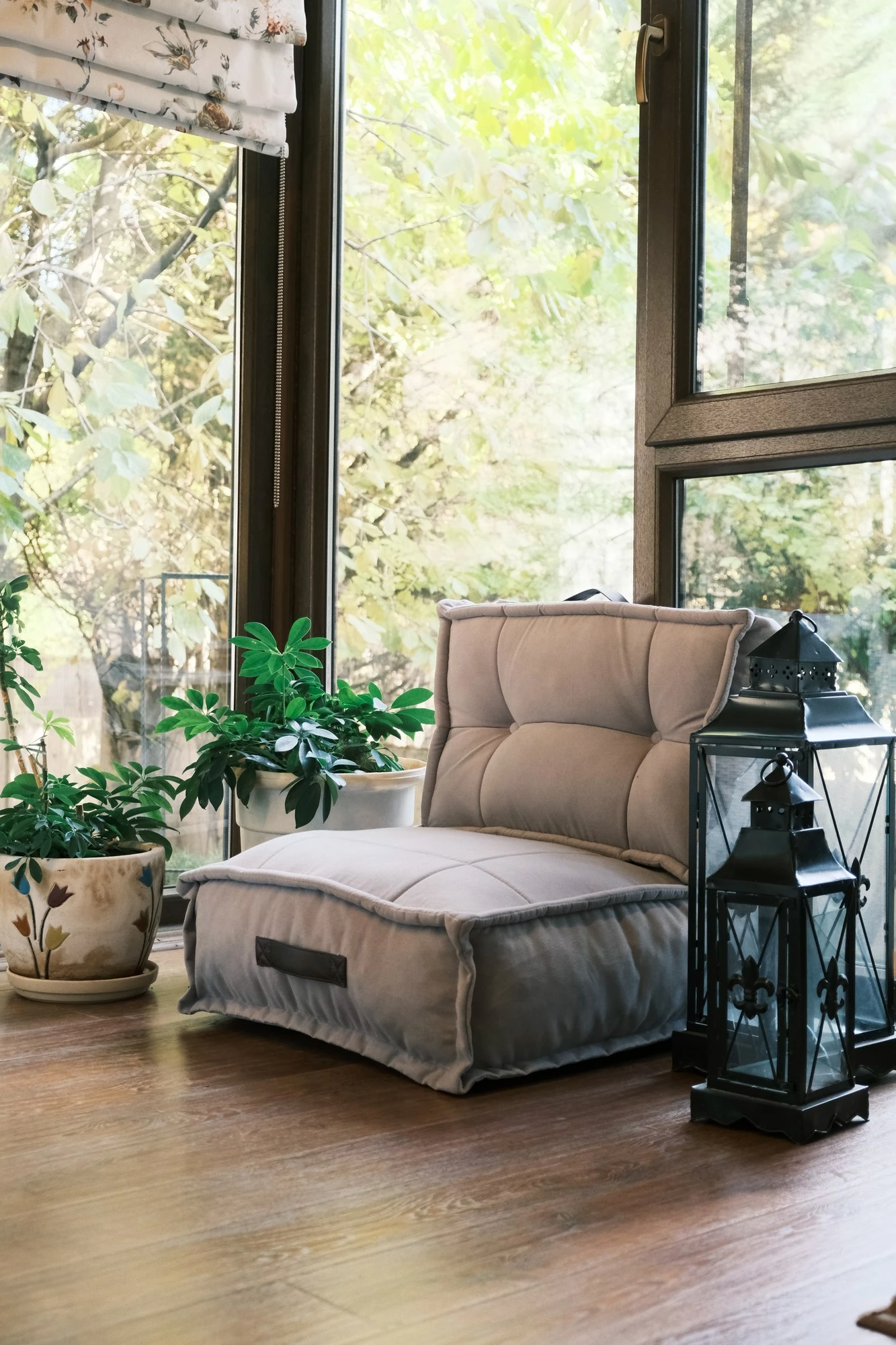 Qebe për ulje, ngjyrë gri, Omi Hanah Home