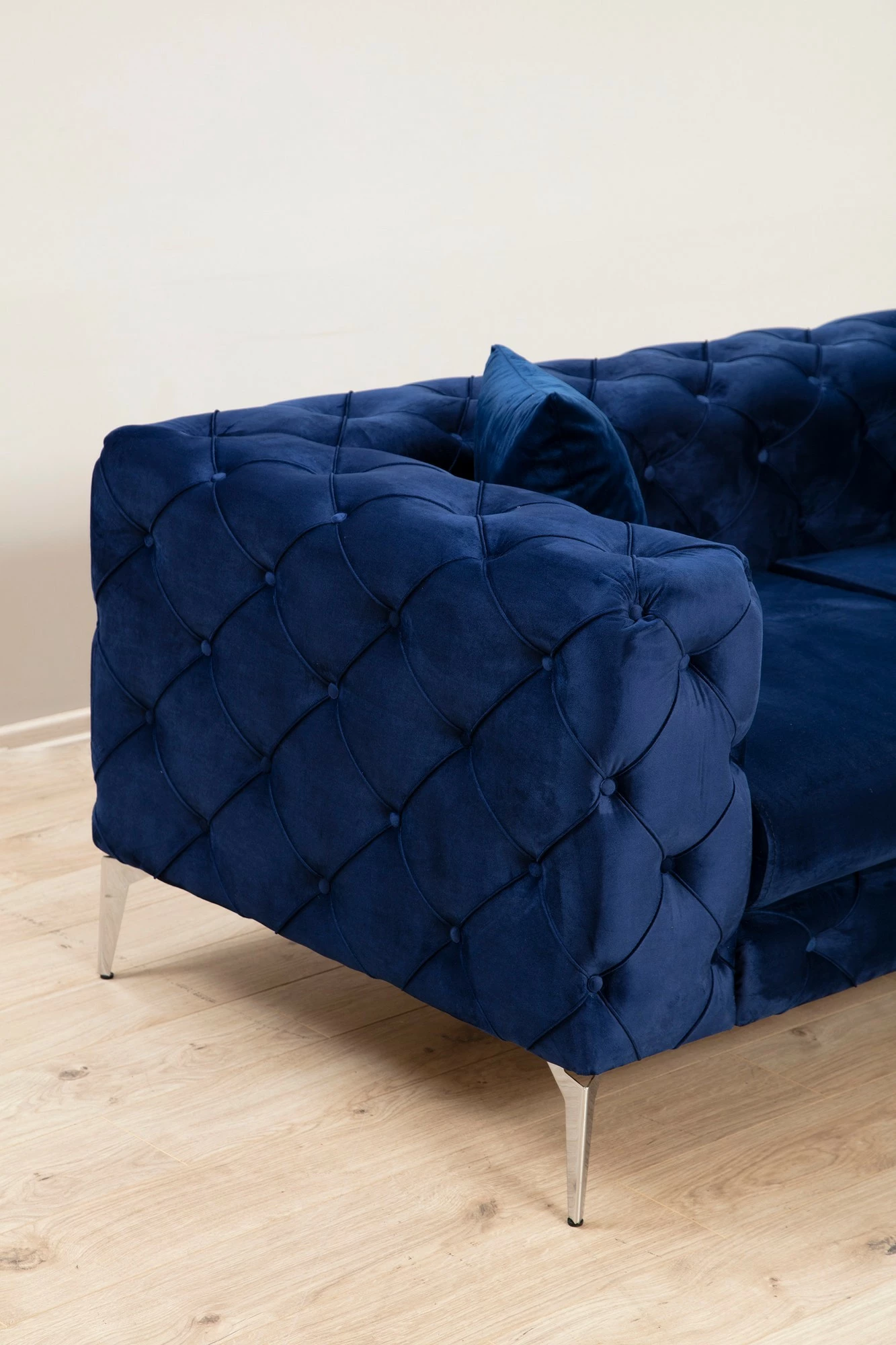 Divan treshe Atelier del Sofa, ngjyrë navy blue, Como