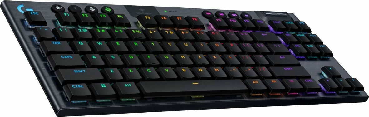 Tastierë gaming Logitech G915 X Lightspeed TKL GL Clicky (920-012757), RGB, Wireless/Bluetooth/USB, e zezë