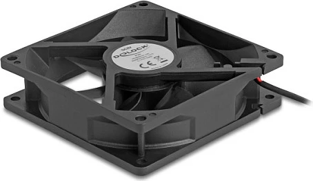 Ventilator kasë DeLOCK 67291, 92mm, 5V, 2400RPM, 2-pin, i zi