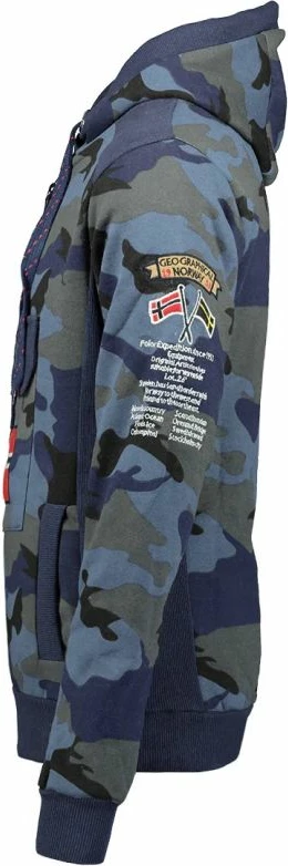 Duks për meshkuj Geographical Norway GYMCLASS MEN CAMO 100, blu