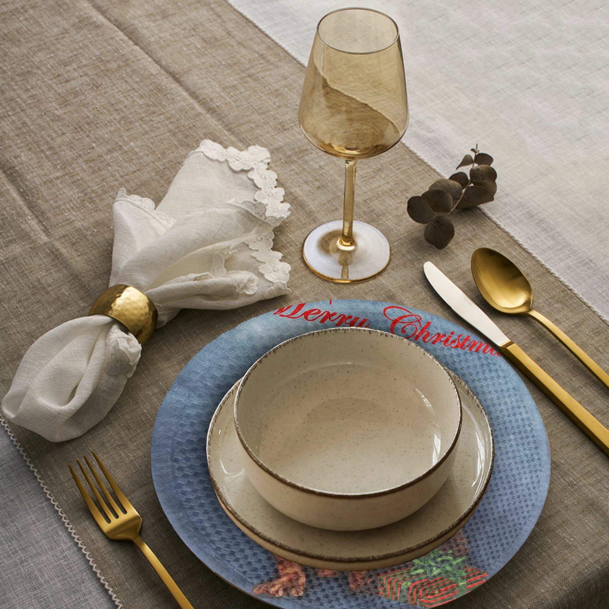 Set nënshtrues tavoline Hermia Concept, shumëngjyrësh, 2962Supla, 4 copë