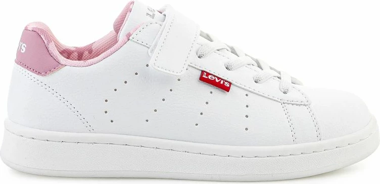 Atlete fëmijësh Levi's AVENUE 0282S-3821, të bardha/rozë